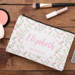 Pochette À Accessoires Love Is In Bloom Pink Floral Wedding Party<br><div class="desc">Love is in bloom! Floral bridal shower in timeless shades of pink</div>