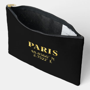 Pochette À Accessoires Lux Gold Paris Latitude & Longitude