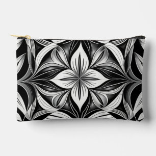 Pochette À Accessoires Luxe Déco noir & blanc