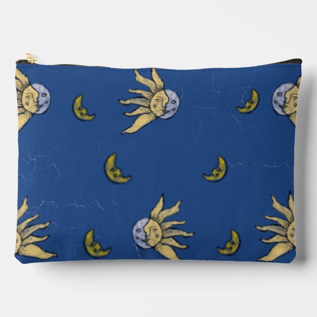 Pochette À Accessoires Magie Céleste Bleue Whimsigoth Ciel (Recto)