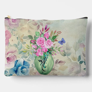 Pochette À Accessoires Magnifique Pouchette florale Vintage inspirée