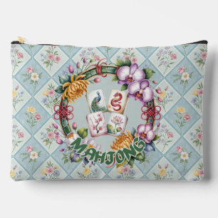 Pochette À Accessoires Mahjong Floral