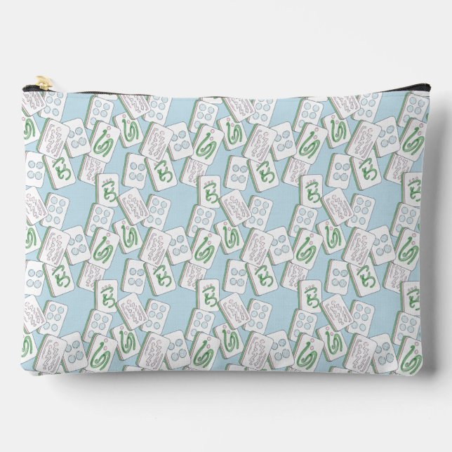 Pochette À Accessoires Mahjong Tile amusant Grand Accessoire Pouch (Recto)