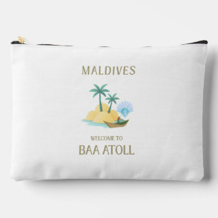 Pochette À Accessoires Maldives Bienvenue au complexe de luxe de l'atoll