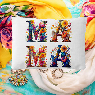Pochette À Accessoires MAMA personnalisé floral