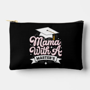 Pochette À Accessoires Maman avec une maîtrise diplômée maman