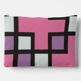 Pochette À Accessoires 【mapper #2】幾何学 モダン 抽象画 レトロ