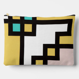 Pochette À Accessoires mapper #4 ポーチ 抽象画 幾何学 モダン