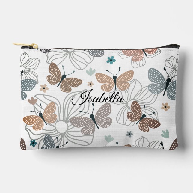 Pochette À Accessoires Maquillage au crayon belle papillon Accessoire Pou (Recto)