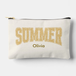 Pochette À Accessoires Maquillage Floral Estival Crépuscule Universitaire