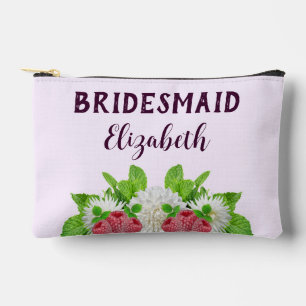 Pochette À Accessoires Mariage Champêtre avec Dahlia