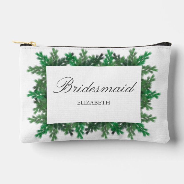 Pochette À Accessoires Mariage des branches d'hiver (Recto)