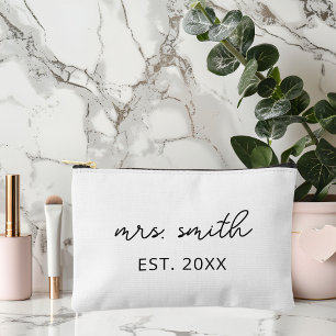 Pochette À Accessoires Mariage personnalisé Mme Demoiselle d'Honneur Cade