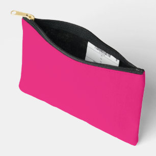Pochette À Accessoires Mariage Rose Chaud Invitation de couleur unie au