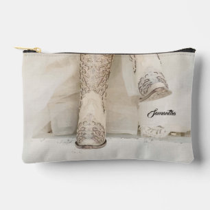 Pochette À Accessoires Mariée du Texas en bottes à strass