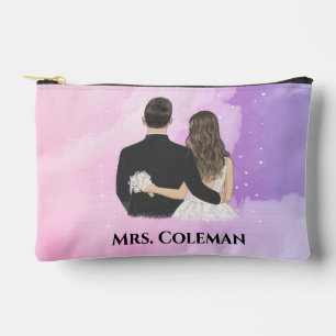 Pochette À Accessoires Mariée Personnalisée