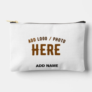 POCHETTE À ACCESSOIRES MARQUE BLANCHE MODERNE ET PERSONNALISABLE VÉRIFIÉE