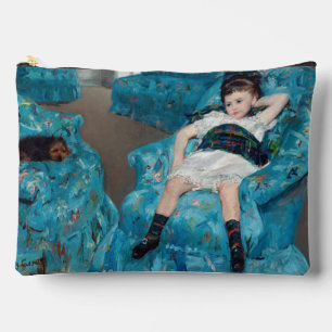 Pochette À Accessoires Mary Cassatt - Petite fille dans un fauteuil bleu