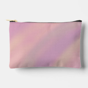 Pochette À Accessoires Mauve Rose Pâle Douce Vintage Années 80