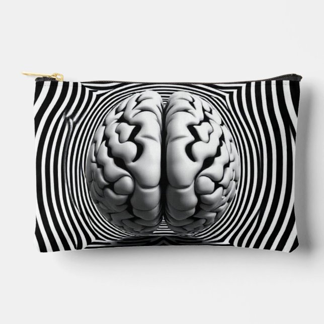 Pochette À Accessoires Maze d'esprit hypnotique - Plongez dans la spirale (Recto)