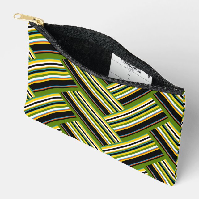 Pochette À Accessoires MAZIPOODLES Rayures Spaghetti 11 Chevron  (Ouvrir)