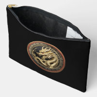 Médaillon de dragon sacré oriental en or