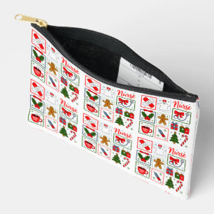 Pochette À Accessoires Médecin de vacances avec stéthoscope Noël Infirmiè