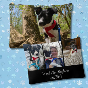 Pochette À Accessoires Meilleur chien du monde maman mignonne photo