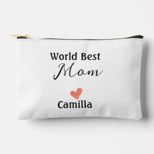 Pochette À Accessoires Meilleure maman du monde joyeuse fête des mères gr