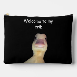 Pochette À Accessoires Mème de canard drôle – “Bienvenue dans mon antre”