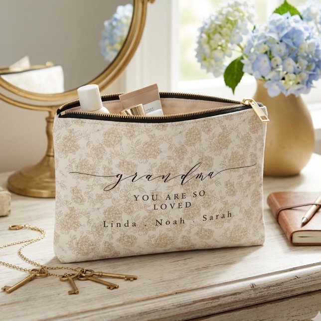 Pochette À Accessoires Mémé tu es tellement aimée  (Créateur téléchargé)