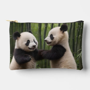 Pochette À Accessoires Merveilles Fantaisistes : Les bébés pandas jouent