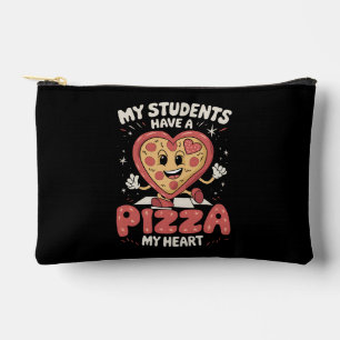 Pochette À Accessoires Mes élèves ont une pizza de mon cœur enseignant