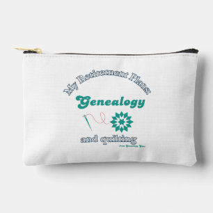 Pochette À Accessoires Mes projets de retraite : généalogie et quilting