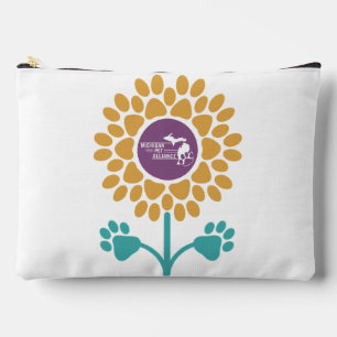 Pochette À Accessoires Michigan Empreintes de pattes Sunflower Travel Pou