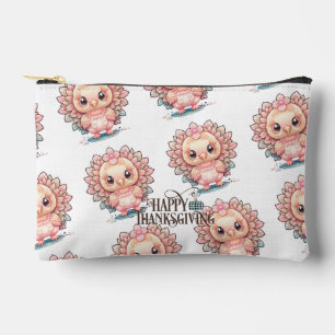 Pochette À Accessoires Mignonne Turquie Thanksgiving