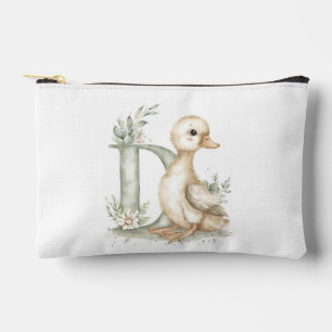 Pochette À Accessoires Mignons Animaux Bébés à l'Aquarelle Alphabet Canet