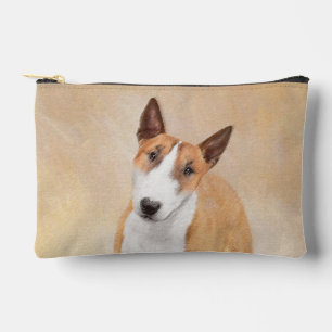 Pochette À Accessoires Miniature Bull Terrier Peinture Chien Art original