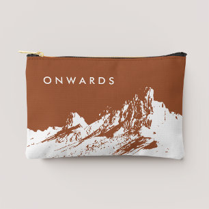 Pochette À Accessoires Miniature Montagne Rustique Aventure Sienne