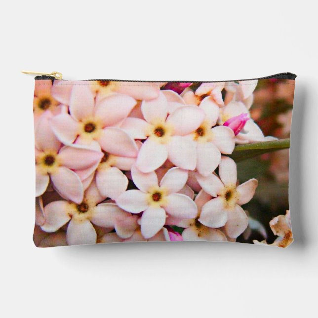 Pochette À Accessoires minuscule bokeh fleurs mignonettes (Recto)