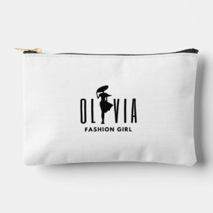 Pochette À Accessoires mode fille ombre olivia noir joli cadeau luxe