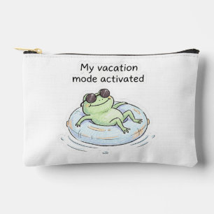 Pochette À Accessoires Mode Vacances Grenouille Mignonne Activé Été Drôle