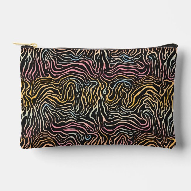 Pochette À Accessoires Modèle Zèbre (Recto)