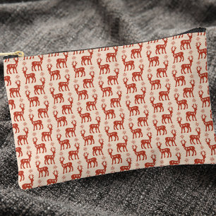 Pochette À Accessoires Moderne Classique Simple Motif Cerf Rétro