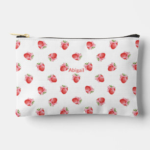 Pochette À Accessoires Moderne et élégant fraise tendance