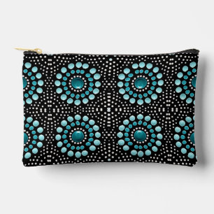 Pochette À Accessoires Moderne tendance Turquoise chic stylish Girly Dot