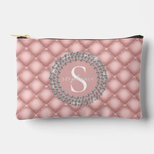 Pochette À Accessoires Monogram Paillettes Diamants Toilée personnalisé R