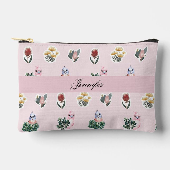 Pochette À Accessoires Monogramme Australian Nature, rose vif (Recto)