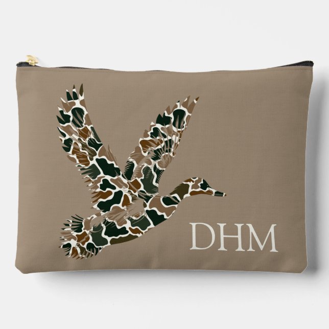 Pochette À Accessoires Monogramme Canard Colvert Camouflage Prépa (Recto)