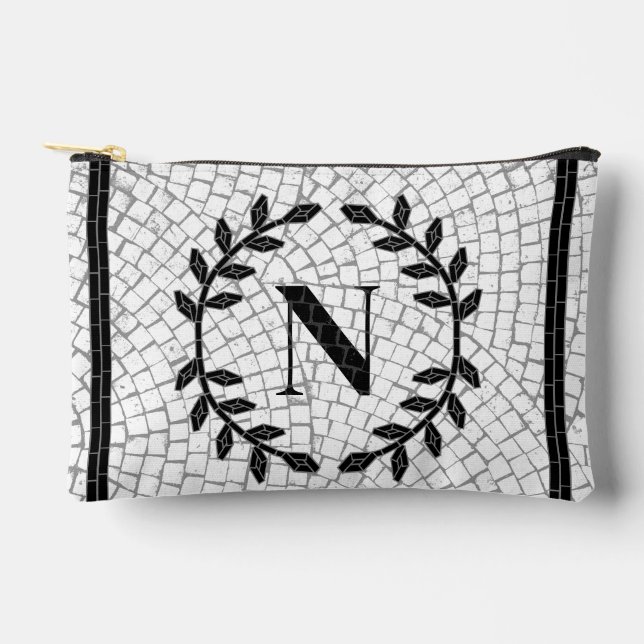 Pochette À Accessoires Monogramme d'impression mosaïque (Recto)